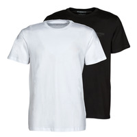 textil Herre T-shirts m. korte ærmer Guess STILLMAN CN SS X2 Sort / Hvid