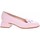 Sko Dame Højhælede sko Wonders D9803 Pink, Hvid