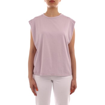 textil Dame Toppe / T-shirts uden ærmer Roy Rogers P22RND752C7480111 Violet