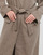 textil Dame Frakker Only ONLLIPA L/S LONG BELT CHECK COAT CC PNT Sort