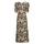 textil Dame Lange kjoler Only ONLAVRIL FR 2/4 SLIT CALF DRESS Flerfarvet