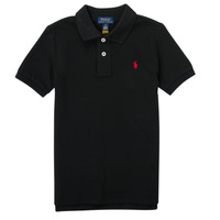 textil Dreng Polo-t-shirts m. korte ærmer Polo Ralph Lauren  Sort