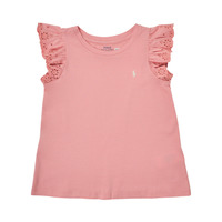 textil Pige T-shirts m. korte ærmer Polo Ralph Lauren 311869391001 Pink