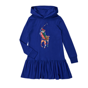 textil Pige Korte kjoler Polo Ralph Lauren  Marineblå