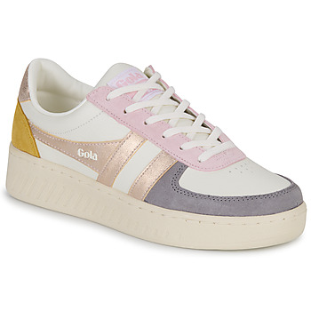 Sko Dame Lave sneakers Gola GRANDSLAM QUADRANT Hvid / Pink / Guld