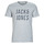 textil Herre T-shirts m. korte ærmer Jack & Jones JJXILO TEE SS CREW NECK Grå