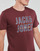 textil Herre T-shirts m. korte ærmer Jack & Jones JJXILO TEE SS CREW NECK Bordeaux
