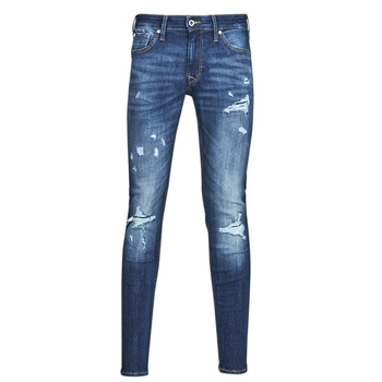 textil Herre Smalle jeans Jack & Jones JJILIAM JJSEAL GE 184 50SPS Blå