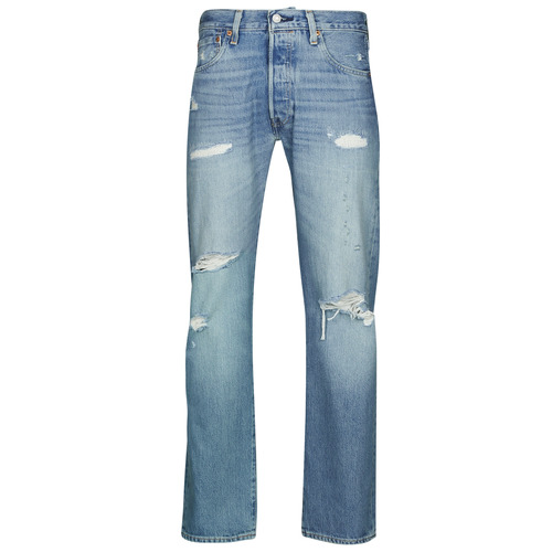 textil Herre Lige jeans Levi's 501® LEVI'S ORIGINAL Lys / Indigo / Destrukted