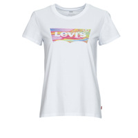 textil Dame T-shirts m. korte ærmer Levi's THE PERFECT TEE The / Fill / Lys / Hvid