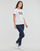 textil Dame T-shirts m. korte ærmer Levi's THE PERFECT TEE Blå / Lys / Hvid