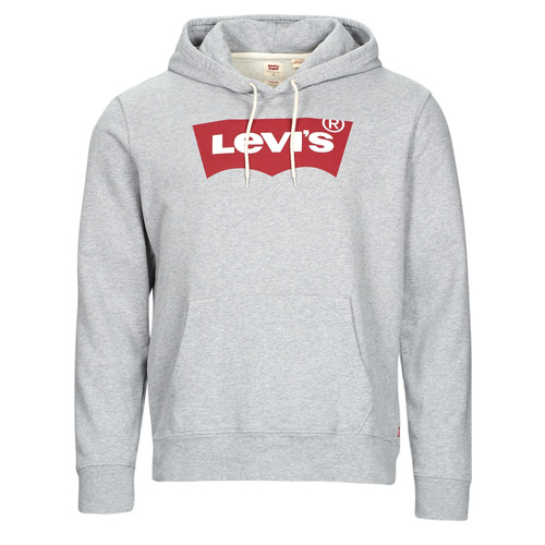 textil Herre Sweatshirts Levi's STANDARD GRAPHIC HOODIE Lyng / Grå