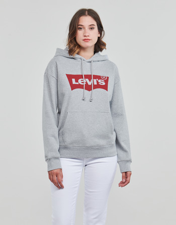textil Dame Sweatshirts Levi's GRAPHIC STANDARD HOODIE Lyng / Grå