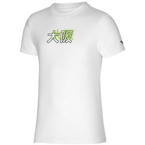 textil Herre T-shirts m. korte ærmer Mizuno Katakana Tee Hvid