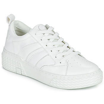 Sko Dame Høje sneakers Palladium EGO 03 LEA~WHITE/WHITE~M Hvid