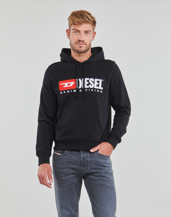 textil Herre Sweatshirts Diesel S-GINN-HOOD-DIV Sort