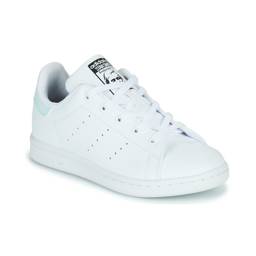 Sko Børn Lave sneakers adidas Originals STAN SMITH C Hvid / Blå
