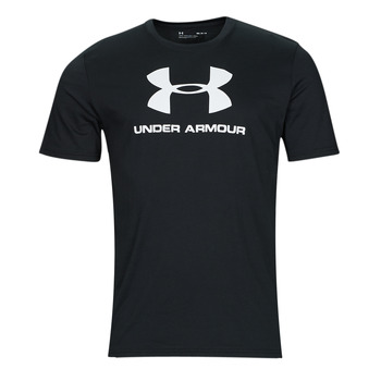 textil Herre T-shirts m. korte ærmer Under Armour UA Sportstyle Logo SS Sort / Hvid
