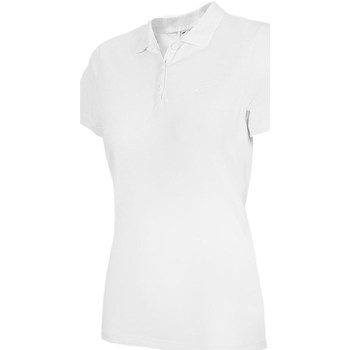 textil Dame T-shirts m. korte ærmer 4F TSD355 Hvid