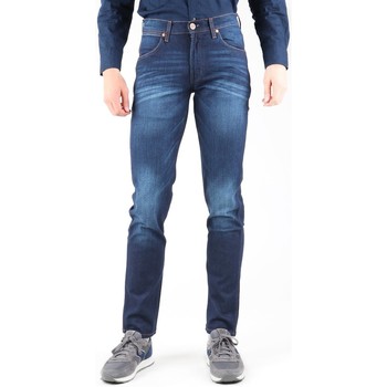textil Herre Lige jeans Wrangler Greensboro W15Q6262F Blå