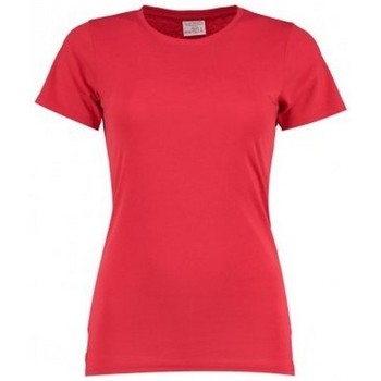 textil Dame T-shirts m. korte ærmer Kustom Kit Superwash Rød