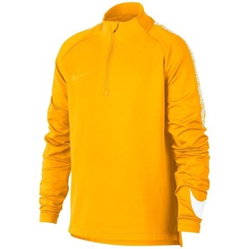 textil Dreng Sweatshirts Nike Dry Squad Drill Gul
