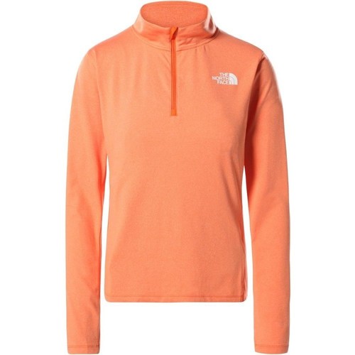 textil Dame Sweatshirts The North Face Riseway 1 2 Zip Orange