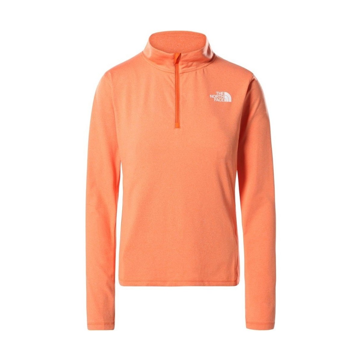 textil Dame Sweatshirts The North Face Riseway 1 2 Zip Orange