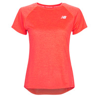 textil Dame T-shirts m. korte ærmer New Balance S/S Top Pink