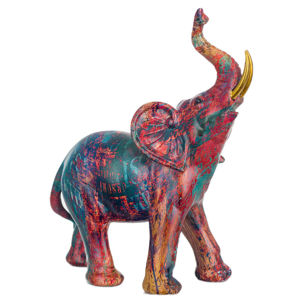 Indretning Små statuer og figurer Signes Grimalt Elefantfigur Rød