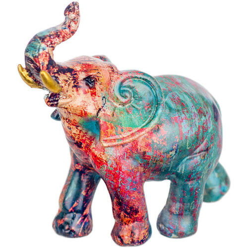 Indretning Små statuer og figurer Signes Grimalt Elefantfigur Rød