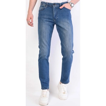 textil Herre Smalle jeans True Rise 134261351 Blå