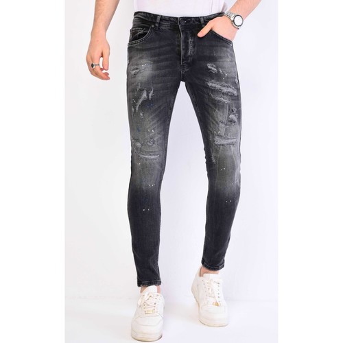 textil Herre Smalle jeans Local Fanatic 134407525 Flerfarvet