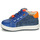 Sko Dreng Lave sneakers Geox B BIGLIA B. B - NAPPA+DENIM SL Blå / Orange