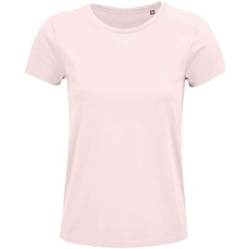 textil Dame Langærmede T-shirts Sols 3581 Rød