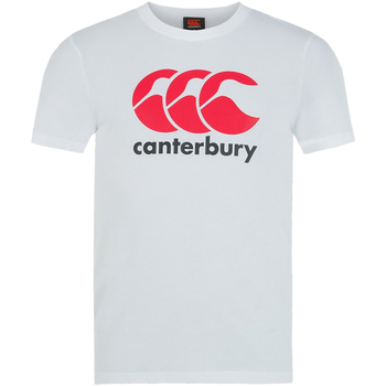 textil Børn T-shirts m. korte ærmer Canterbury  Hvid