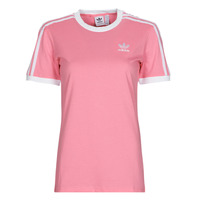textil Dame T-shirts m. korte ærmer adidas Originals 3 STRIPES TEE Pink / Bonheur