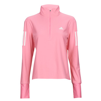 textil Dame Sweatshirts adidas Performance OTR 1/2 ZIP W Pink / Bonheur