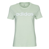 textil Dame T-shirts m. korte ærmer adidas Performance W LIN T Grøn / Hør