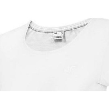 textil Dame T-shirts m. korte ærmer 4F TSD350 Hvid