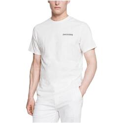 textil Herre T-shirts m. korte ærmer Dockers  Hvid