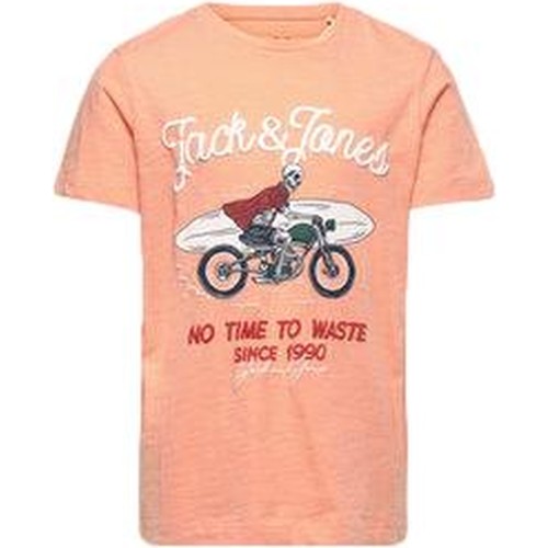 textil Herre T-shirts m. korte ærmer Jack & Jones CAMISETA CORTA CORAL HOMBRE  12210277 Pink