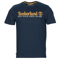 textil Herre T-shirts m. korte ærmer Timberland Wind Water Earth And Sky SS Front Graphic Tee Blå / Marineblå