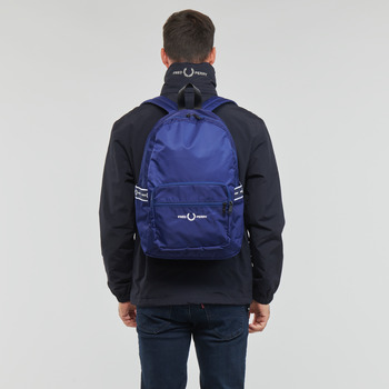 Fred Perry GRAPHIC TAPE BACKPACK Marineblå