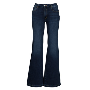 textil Dame Jeans med vide ben Le Temps des Cerises PULP HIGH FLARE Blå