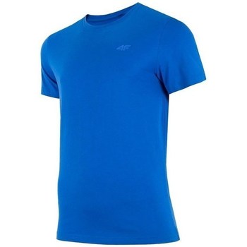 textil Herre T-shirts m. korte ærmer 4F TSM352 Blå