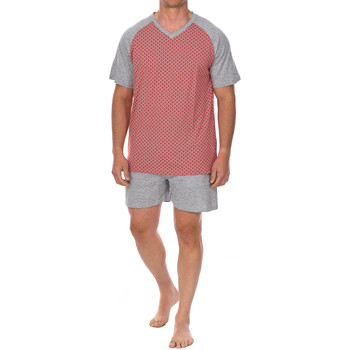 textil Herre Pyjamas / Natskjorte J&j Brothers JJBCH5300 Flerfarvet