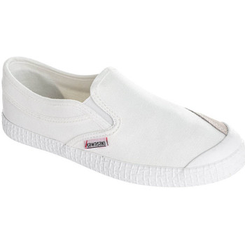 Sko Herre Sneakers Kawasaki Slip On Canvas Shoe K212437 1002 White Hvid