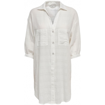 textil Dame Toppe / Bluser Only Shirt Naja S/S - Bright White Hvid