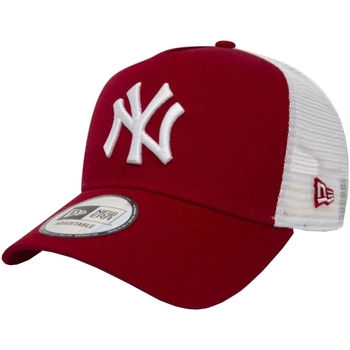 Accessories Dame Kasketter New-Era New York Yankees MLB Clean Cap Rød